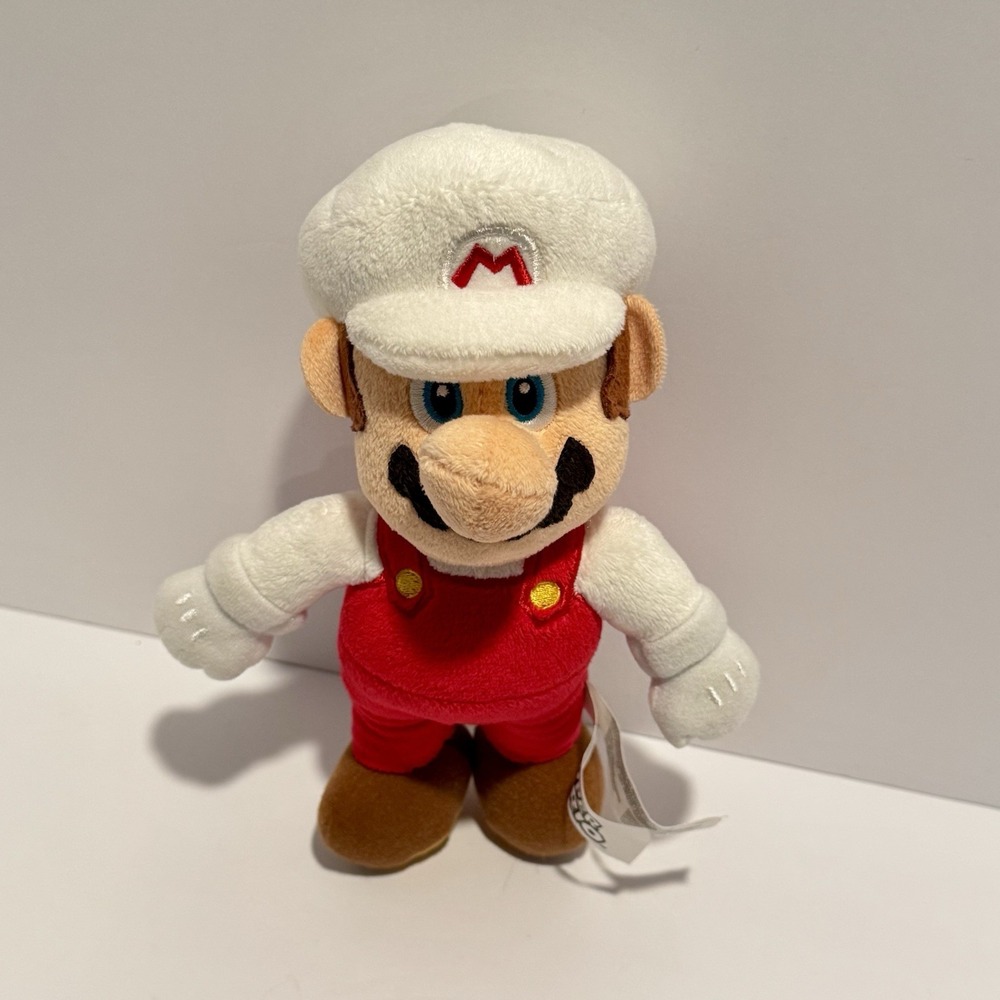 Super Mario Fire Mario & Yoshi Plush 9" Nintendo Stuffies Mario Brothers - Picture 3 of 16